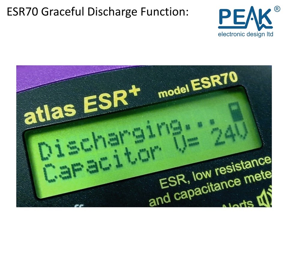 ESR70 Gold - Atlas ESR - Equivalent Series Resistance Meter