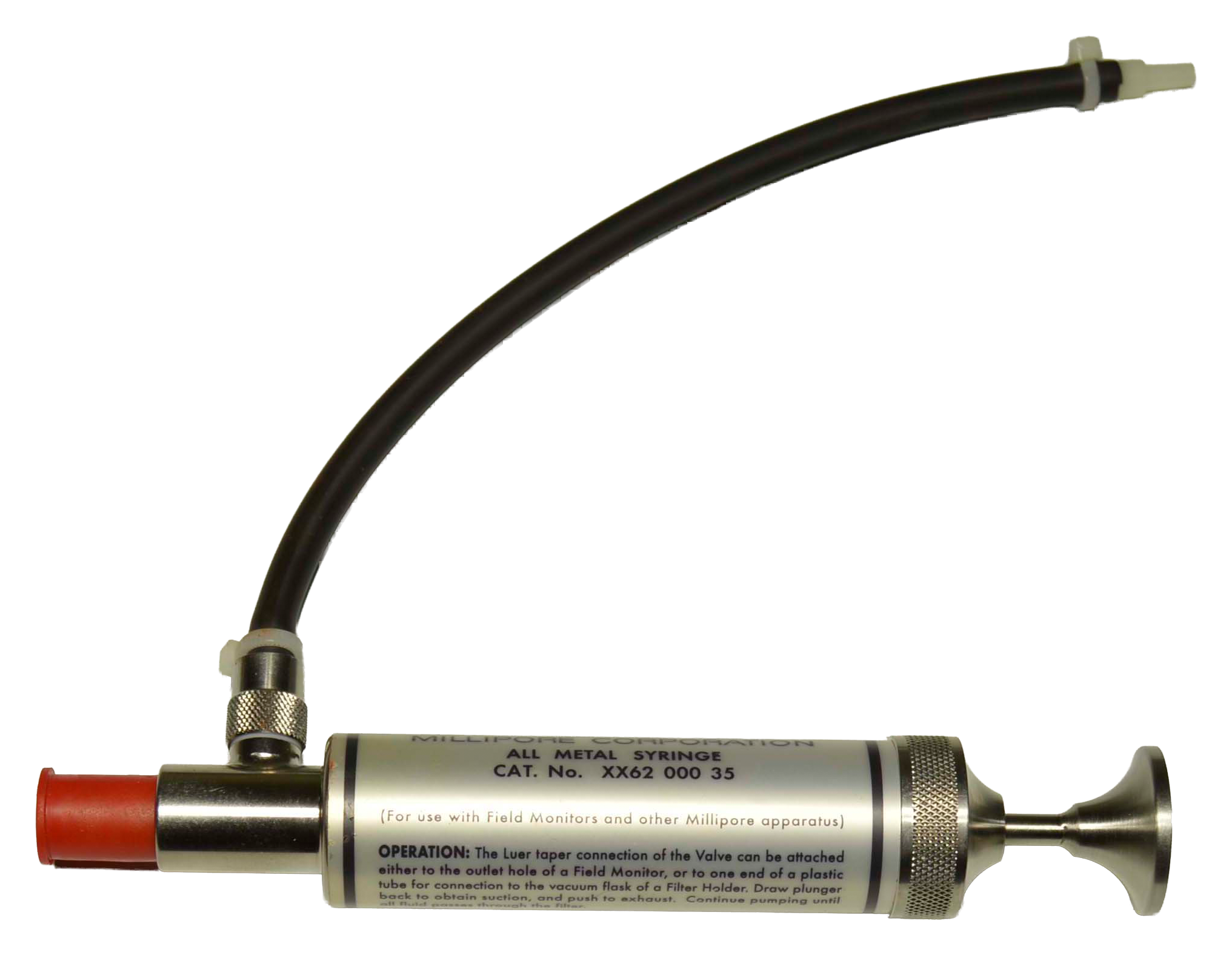 Millipore   Metal Syringe   Instrument   XX6200035  All Metal Stainless Syringe
