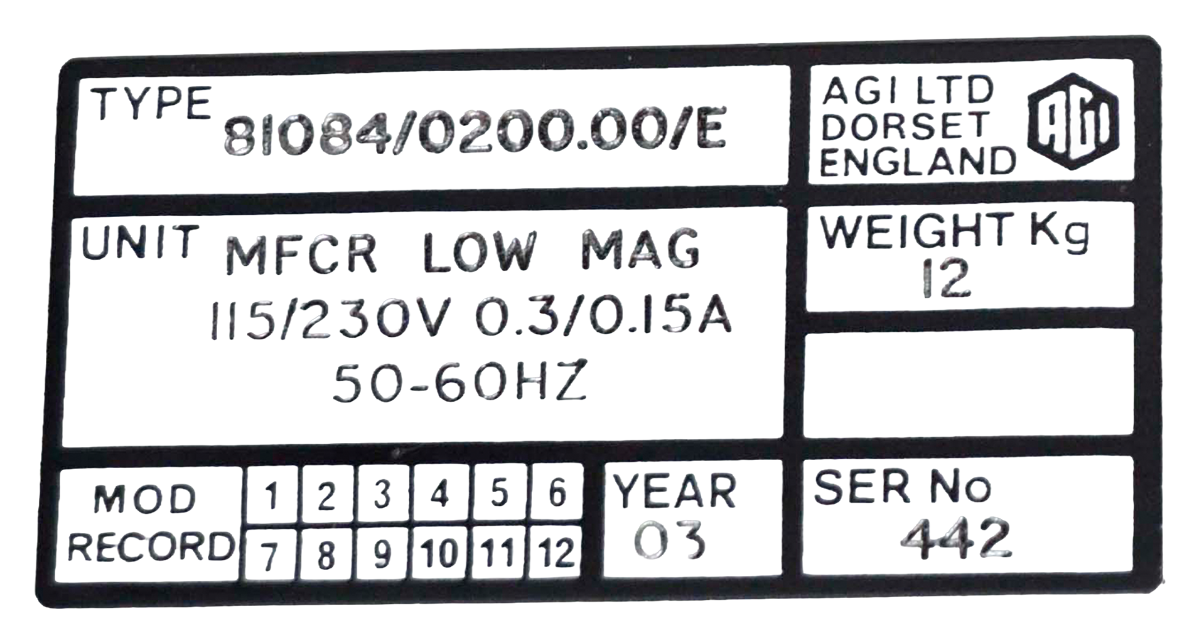 AGI MFCR LOW MAG (MULTIFUNCTION COLOUR REPEATER)