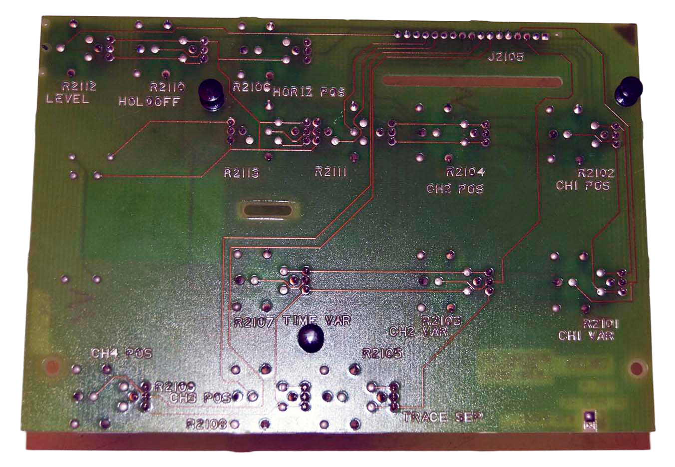 Tektronix Front Control Panel