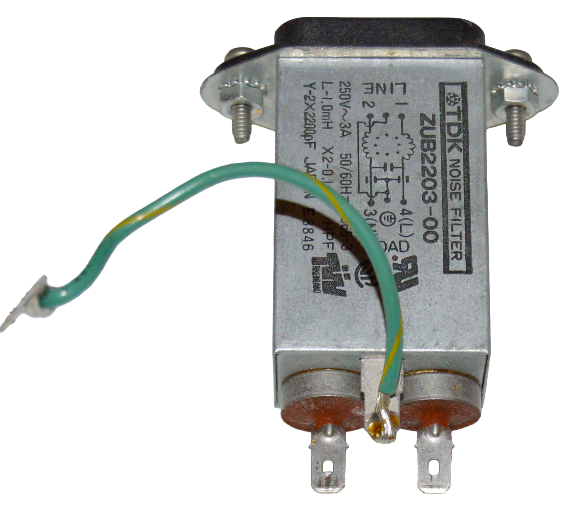 Tektronix   2400 Series   Hardware   119-1536-00  FILTER,RFI:3A,250VAC,50/60HZ