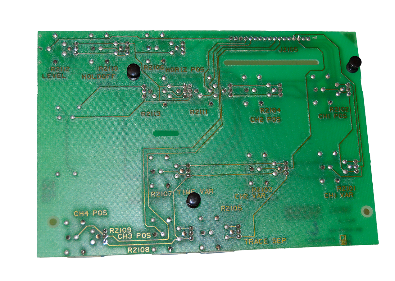 Tektronix 2200 Series Front Panel 670-9402 Front Panel Switch And Potentiometers 2245/46 A12/A14