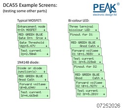 Peak Electronics DCA55  MPN: DCA-55