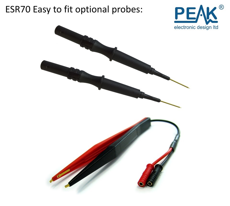 ESR70 Gold - Atlas ESR - Equivalent Series Resistance Meter