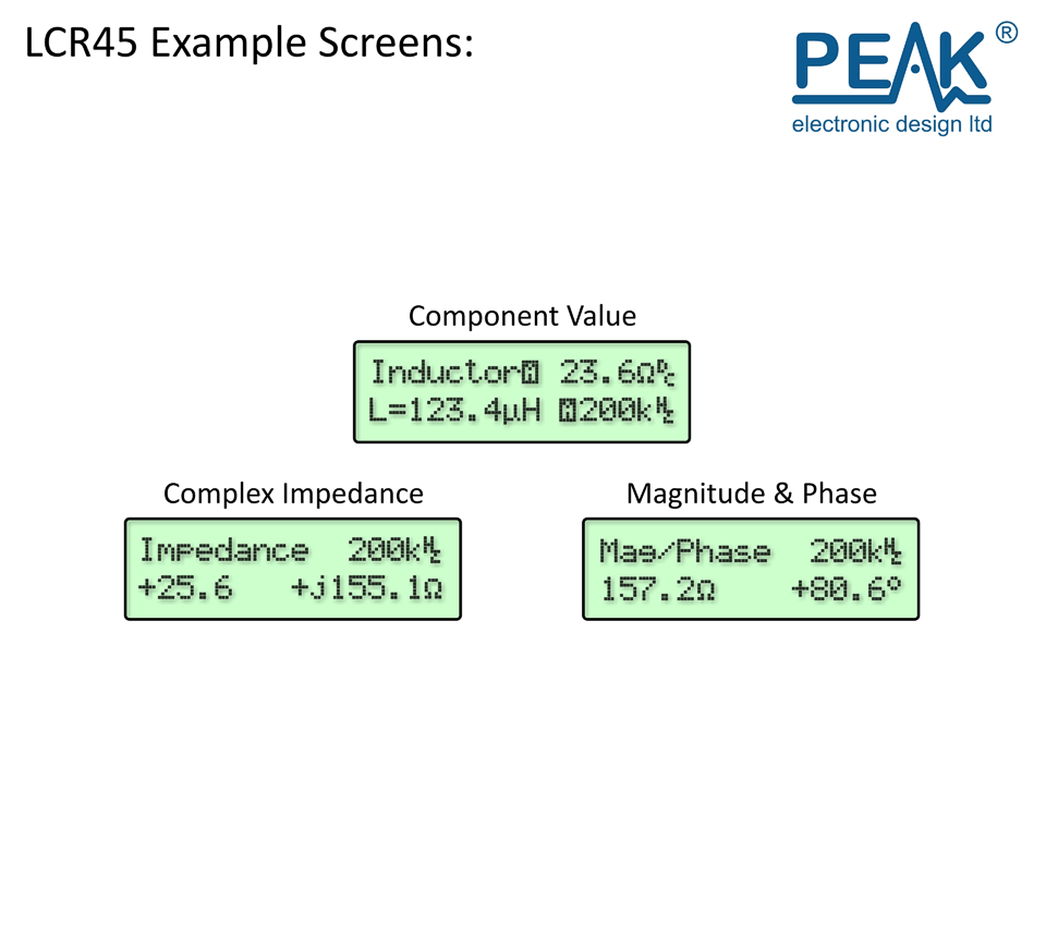 LCR45 - LCR Impedance Meter